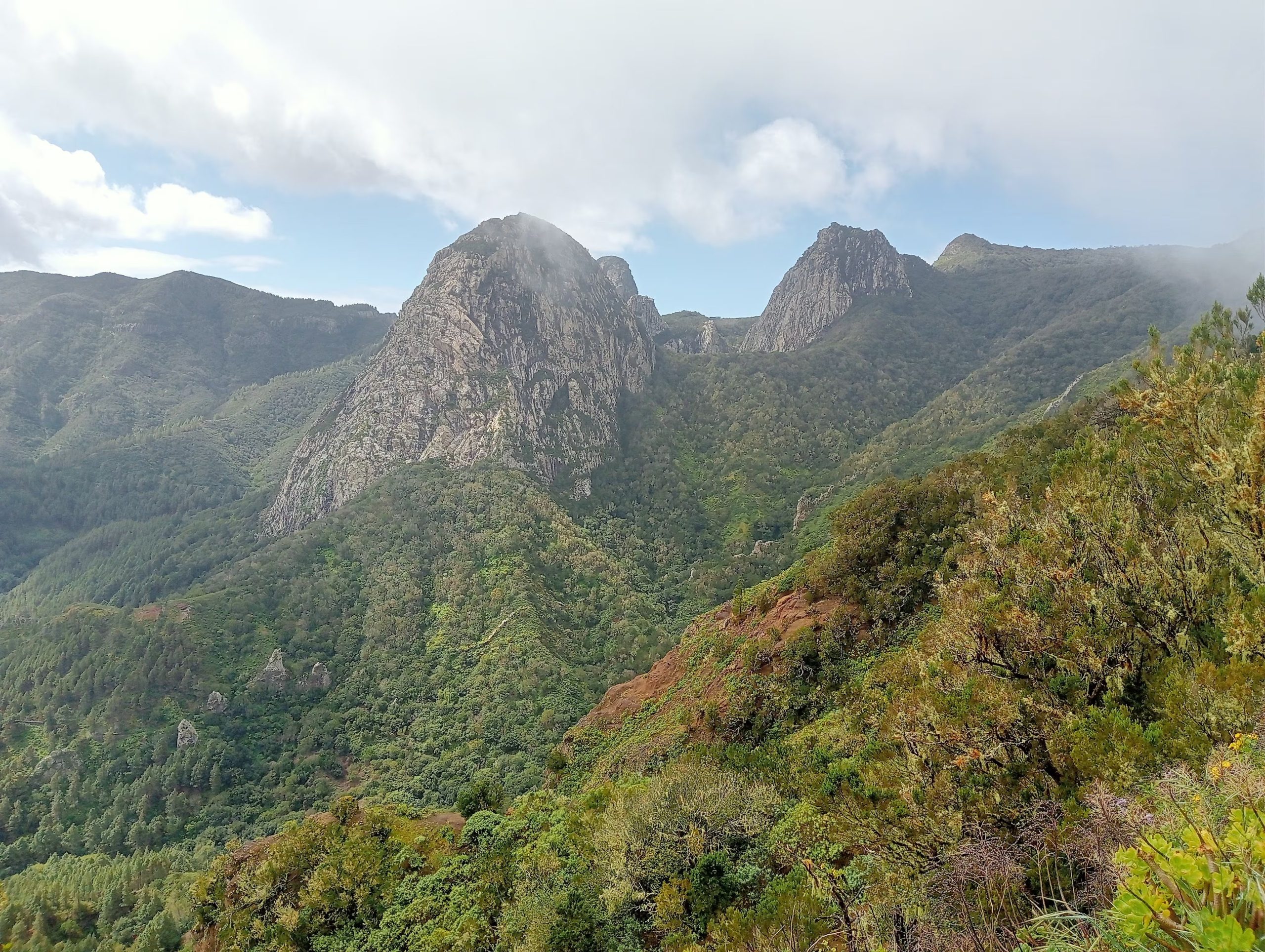Los Roques desde el mirador de El Bailadero. (Web Gobierno de Canarias)