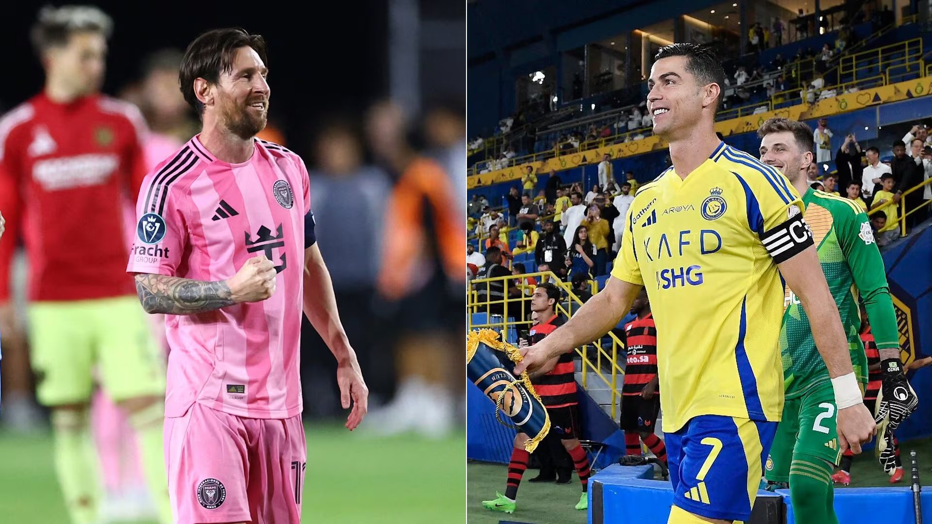 Xavi habló de las comparaciones entre Lionel Messi y Cristiano Ronaldo (Con imágenes de AFP y REUTERS)