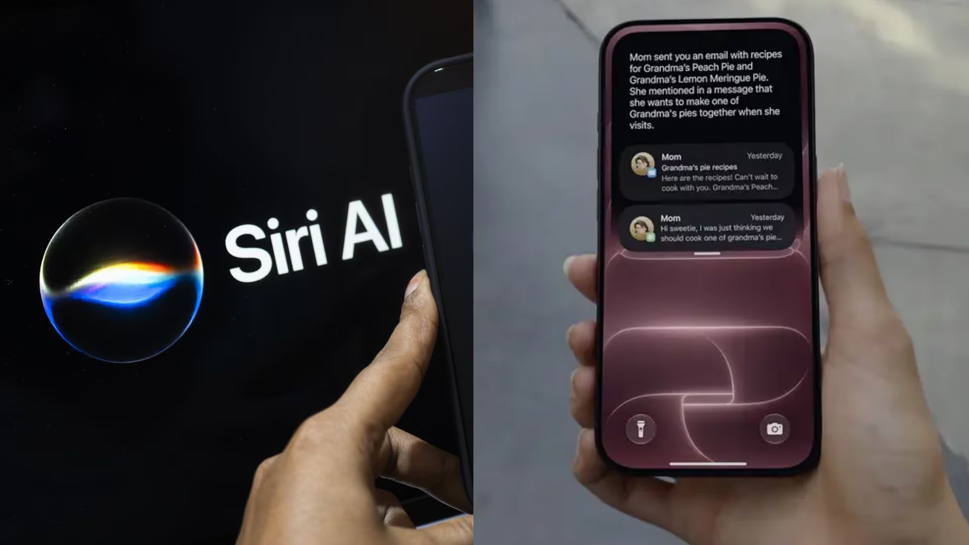 En la práctica, Siri AI puede interpretar lo que el usuario está viendo en ese momento.
(Composición Infobae: Europa Press / Apple Event)