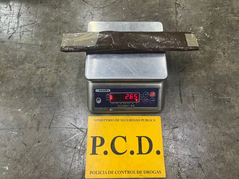 La Policía de Control de Drogas halló 199 envoltorios de la sustancia ilícita ocultos dentro de las tarimas de madera. (Foto: Diario Extra)