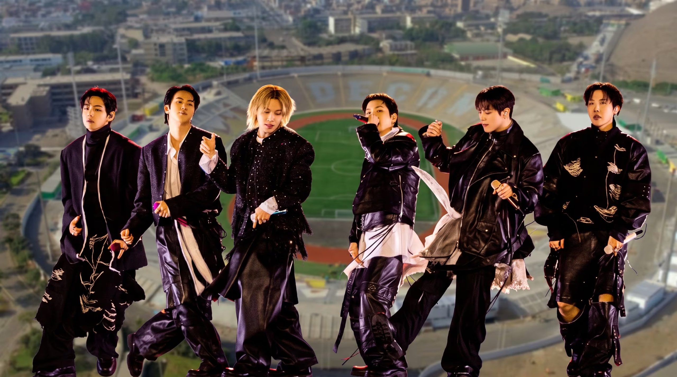 Los miembros de la banda surcoreana BTS tendrán 3 conciertos en el Estadio San Marcos. (Imagen Ilustrativa Infobae)