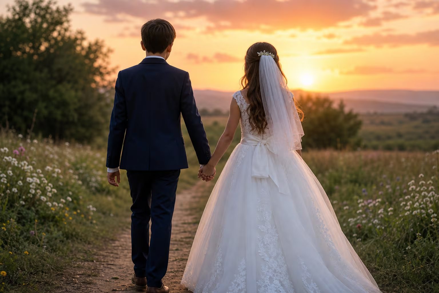 La organización Global Hope 365 registró cerca de 35.000 matrimonios con menores en California entre los años 2000 y 2021 (Imagen Ilustrativa Infobae)