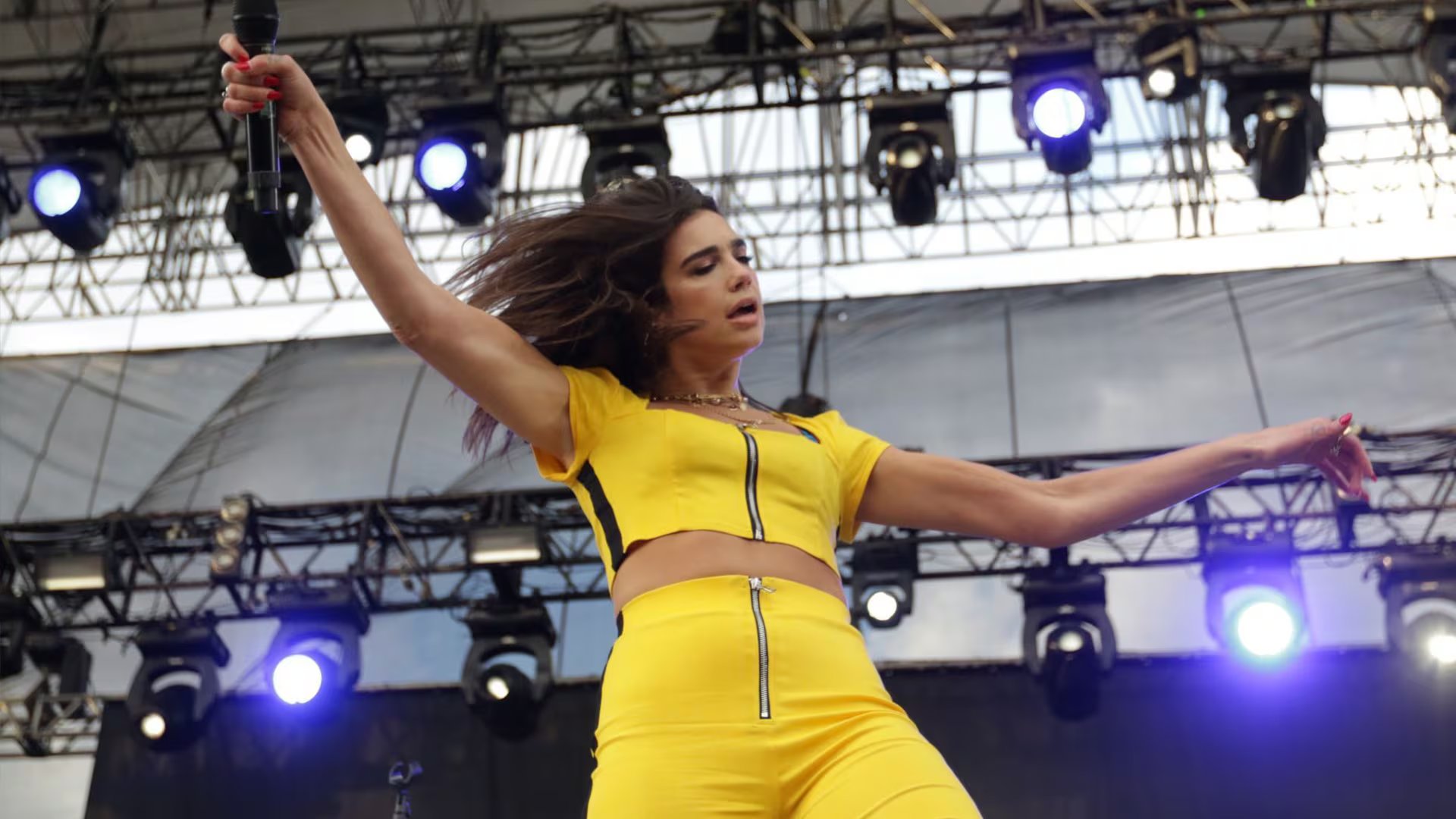 La primera vez que Dua Lipa se presentó en México fue en el Corona Capital 2017. 
 Crédito: Cuartoscuro