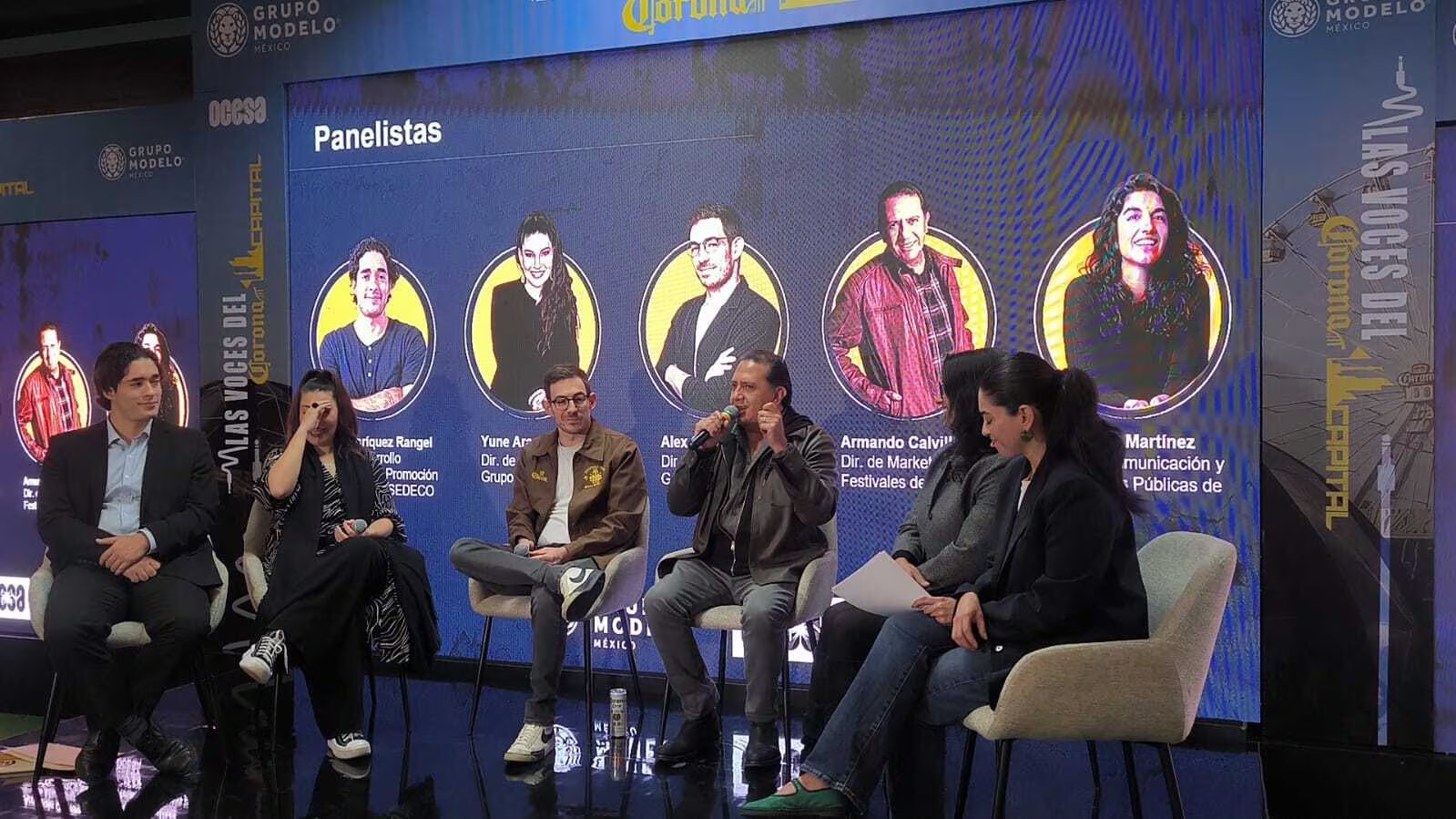 Representantes de OCESA, Grupo Modelo y la SEDECO participaron en el encuentro 