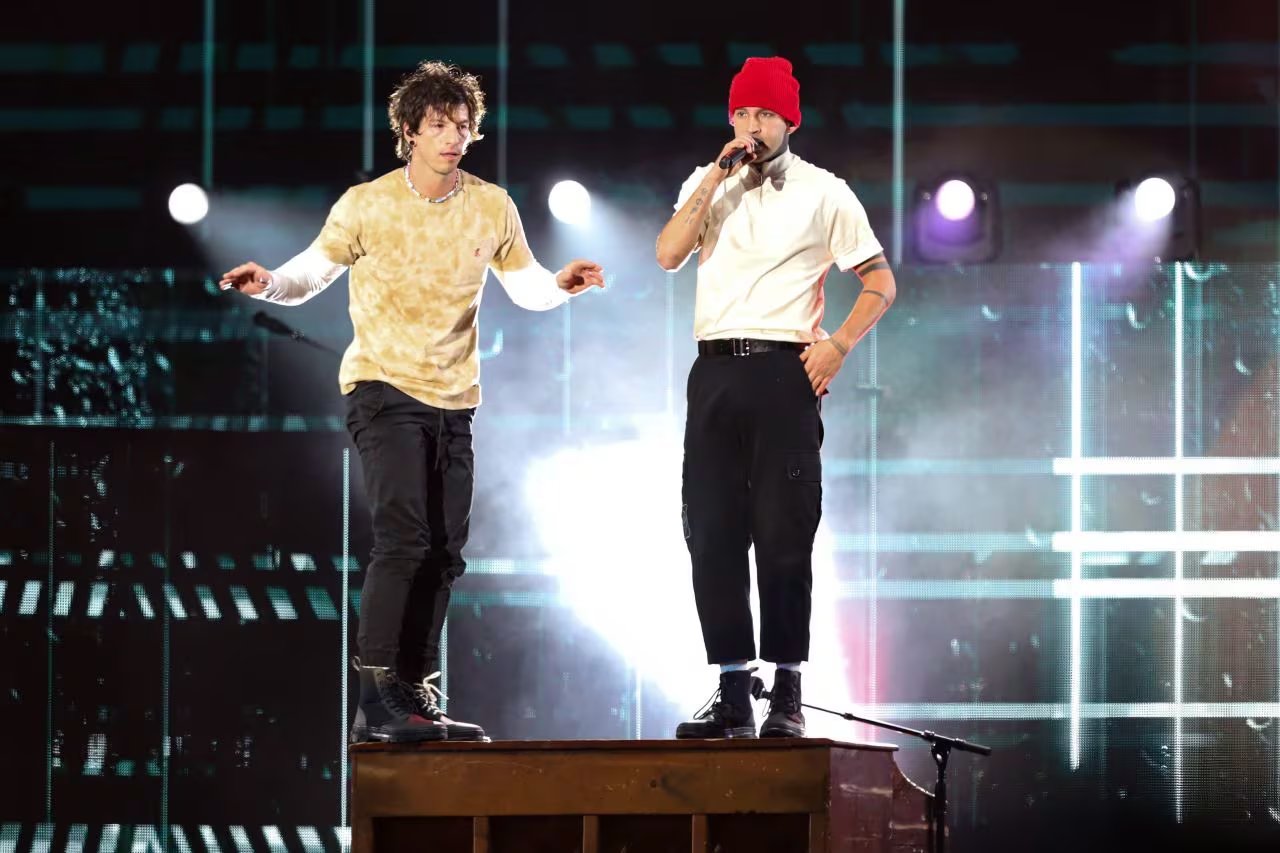 Twenty One Pilots repite como uno de los actos estelares en el escenario del Corona Capital. (FOTO: EDGAR NEGRETE/CUARTOSCURO.COM)
