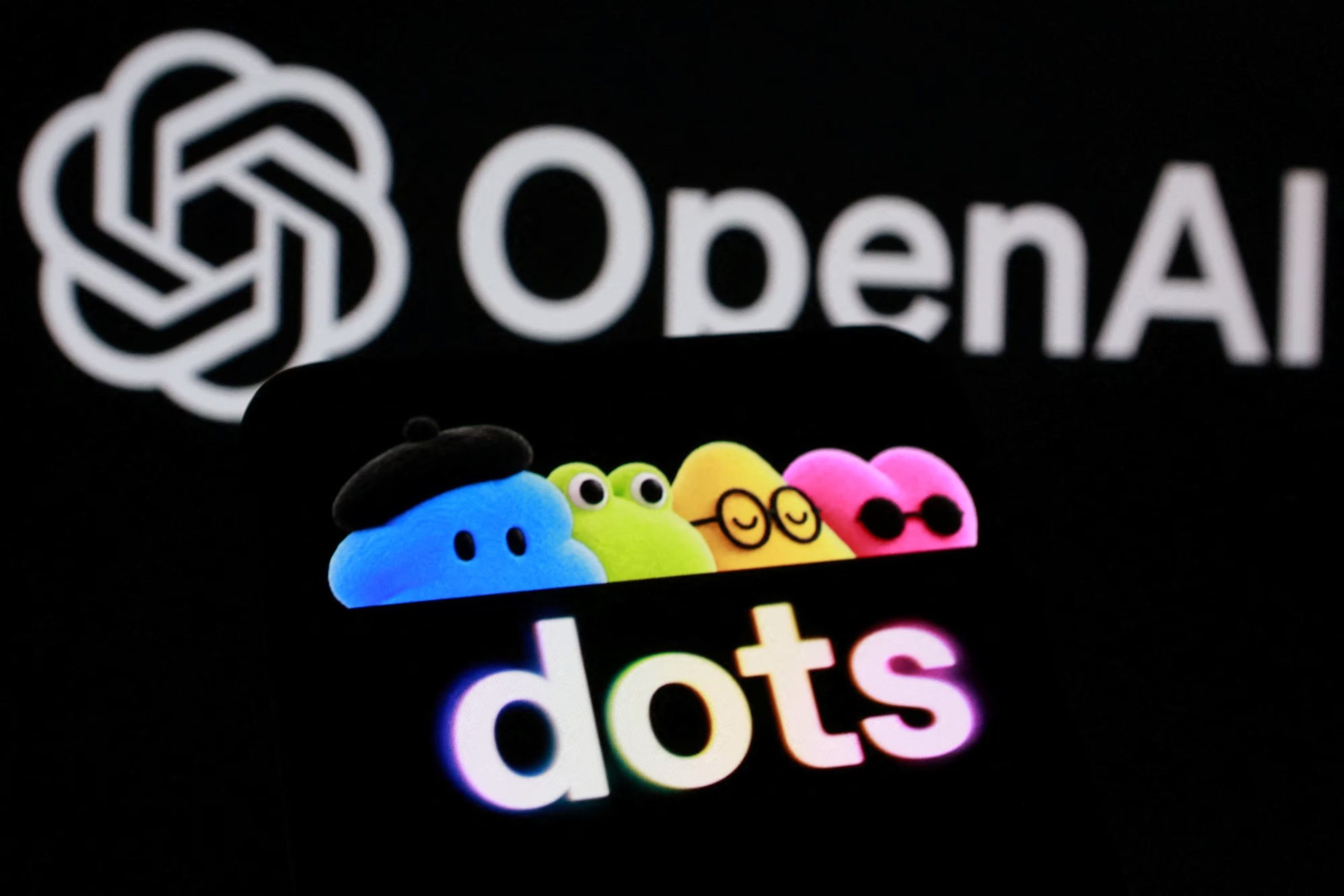 OpenAI and Dots logos are seen in this illustration taken September 29, 2026. REUTERS/Dado Ruvic/Illustration