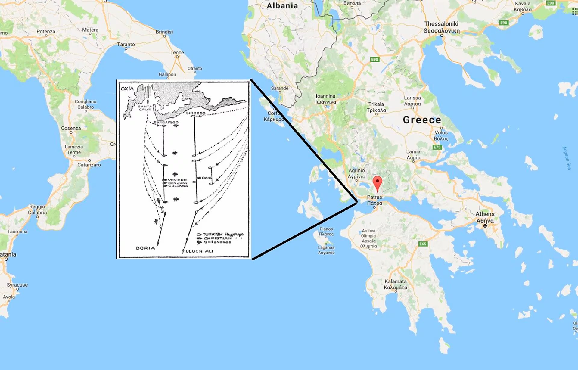 La Liga Santa frenó el avance del Imperio otomano en el Mediterráneo en el mayor choque de galeras de la historia