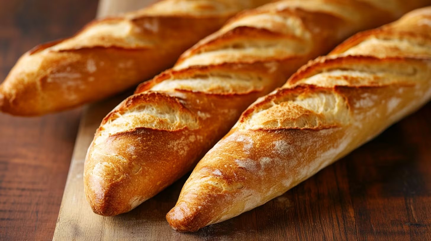 La baguette requiere harina, agua, sal y levadura o masa madre (Imagen Ilustrativa Infobae)