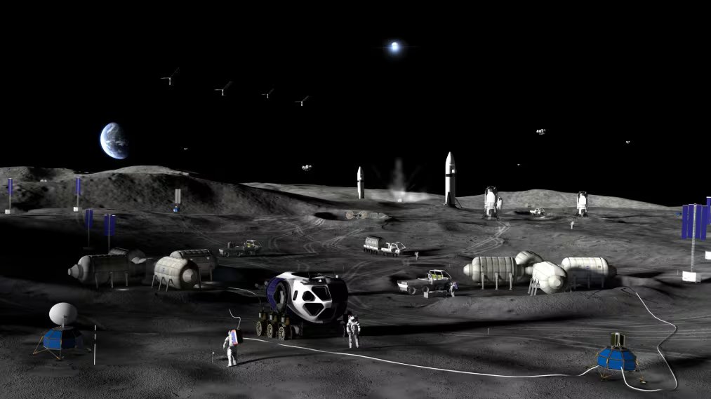 El sistema vertical busca extender el suministro eléctrico desde los módulos de aterrizaje hasta instrumentos y equipos en la superficie lunar (NASA)
