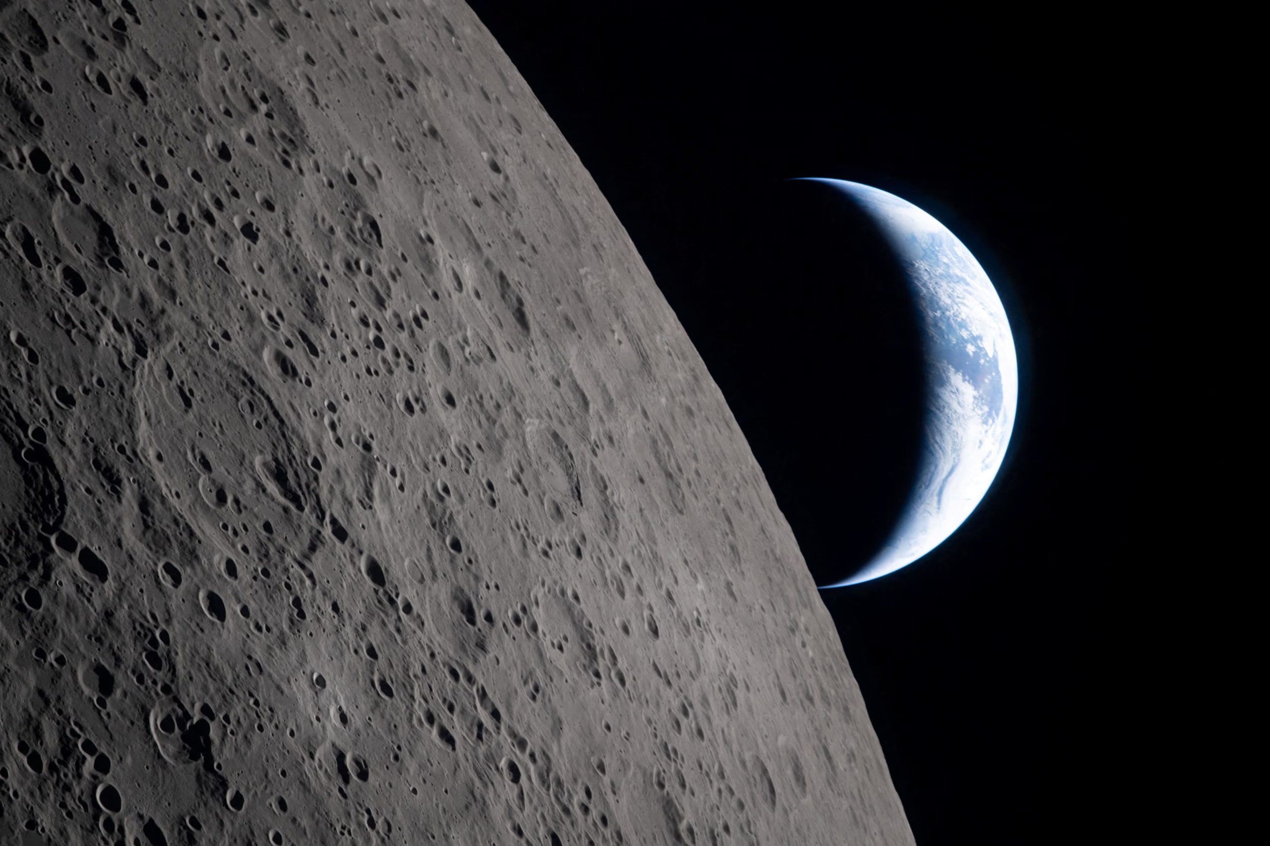 La NASA prueba tecnologías capaces de sobrevivir a varios días de sombra, un requisito esencial para futuras instalaciones en el polo sur - (NASA)
