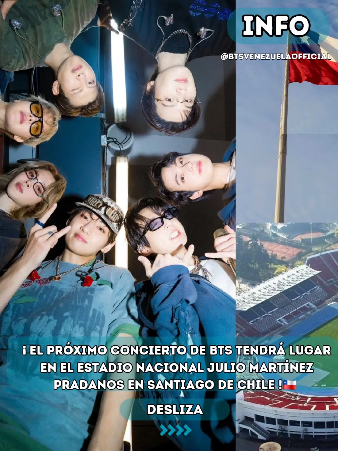 El Estadio Nacional recibirá a BTS este miércoles 14 de octubre para la primera de sus tres fechas en Santiago
