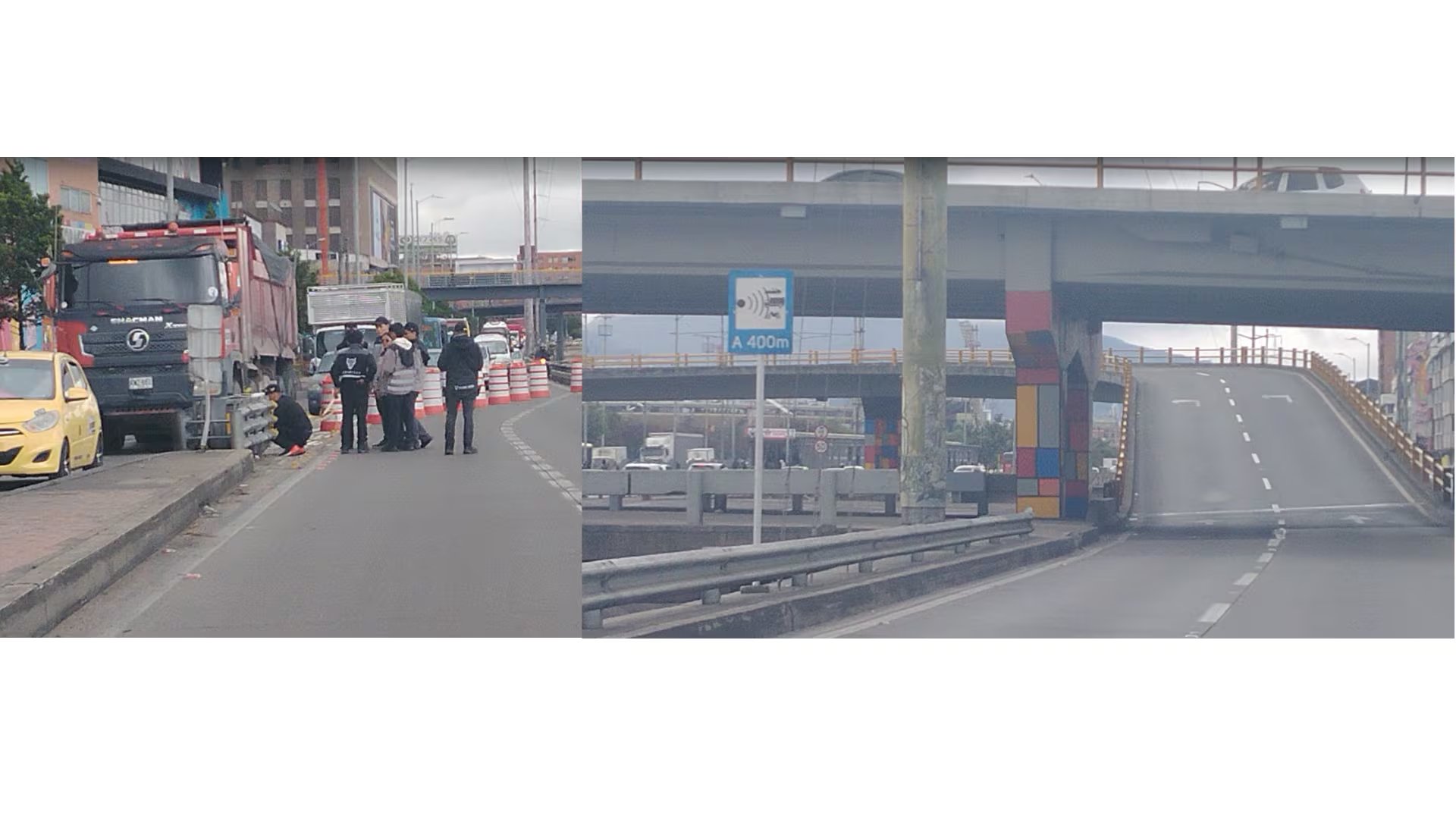 La Secretaría Distrital de Movilidad cerró la NQS con diagonal 61, en sentido norte-oriente, por el concierto de BTS en El Campín - crédito Secrataría de Movilidad