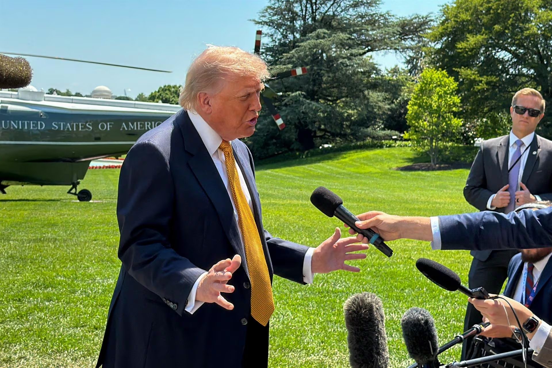 El DOJ investiga si la suspensión conjunta de la cobertura presidencial por parte de ABC, CBS, CNN, Fox News y NBC vulneró la Ley Sherman (Europa Press)