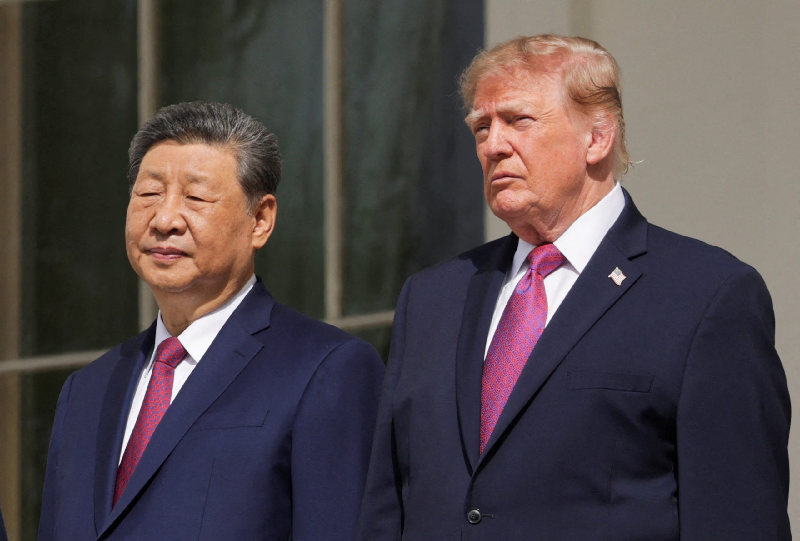 La suspensión del pool televisivo coincidió con la visita de Estado del presidente chino Xi Jinping a Washington (REUTERS/Jonathan Ernst)