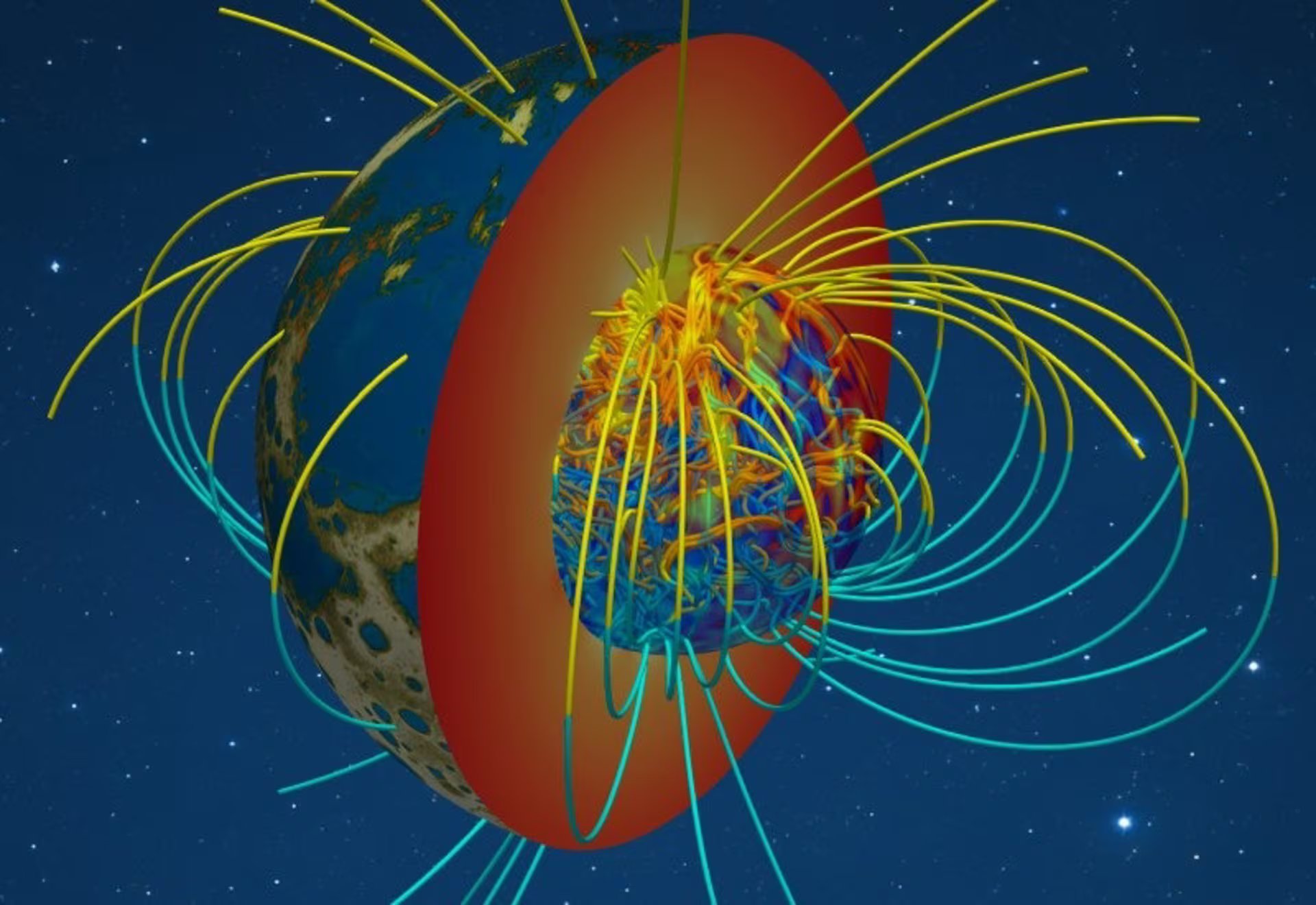 Las ondas sísmicas aportan pistas sobre el centro del planeta, porque cambian su recorrido según los materiales que atraviesan en profundidad