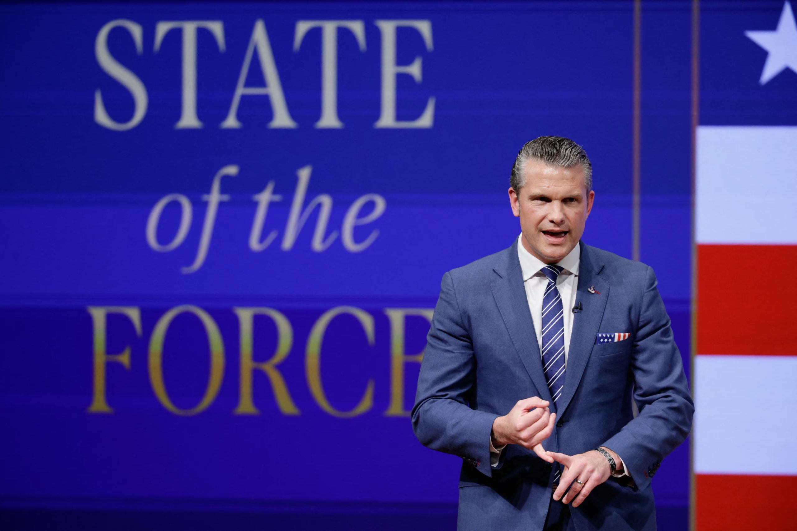 El secretario de Defensa de EEUU, Pete Hegseth (REUTERS)