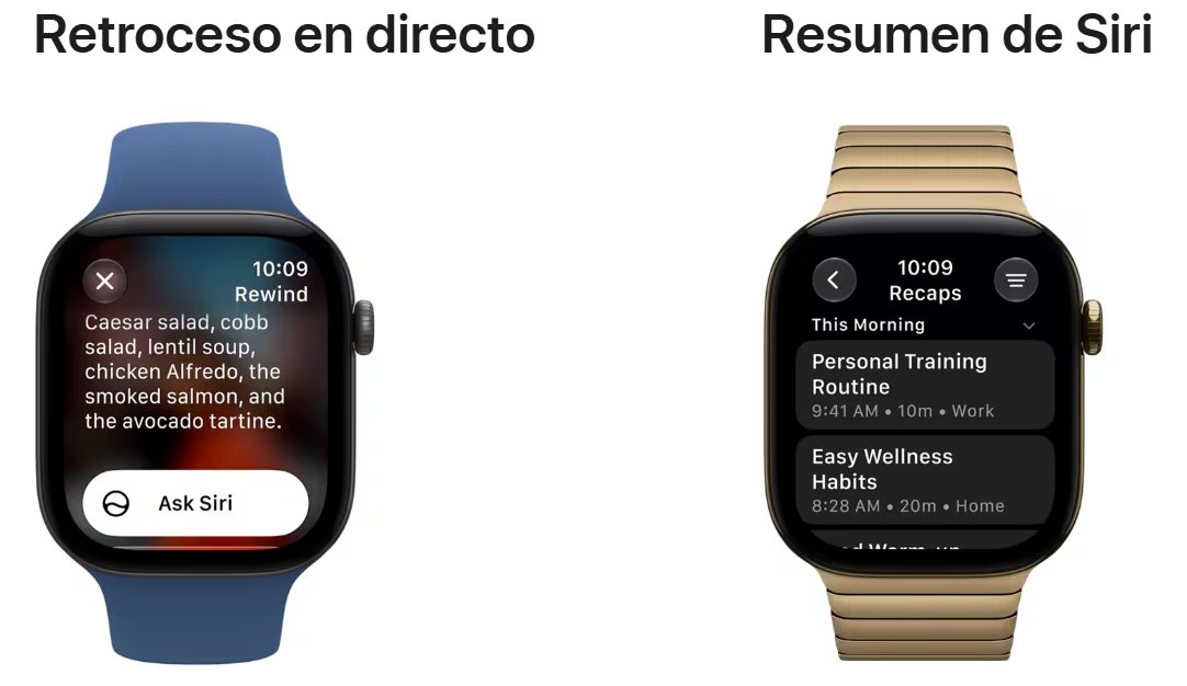 Los resúmenes de Siri Recap se eliminan de forma automática a los siete días si el usuario no los guarda. (Captura Apple)