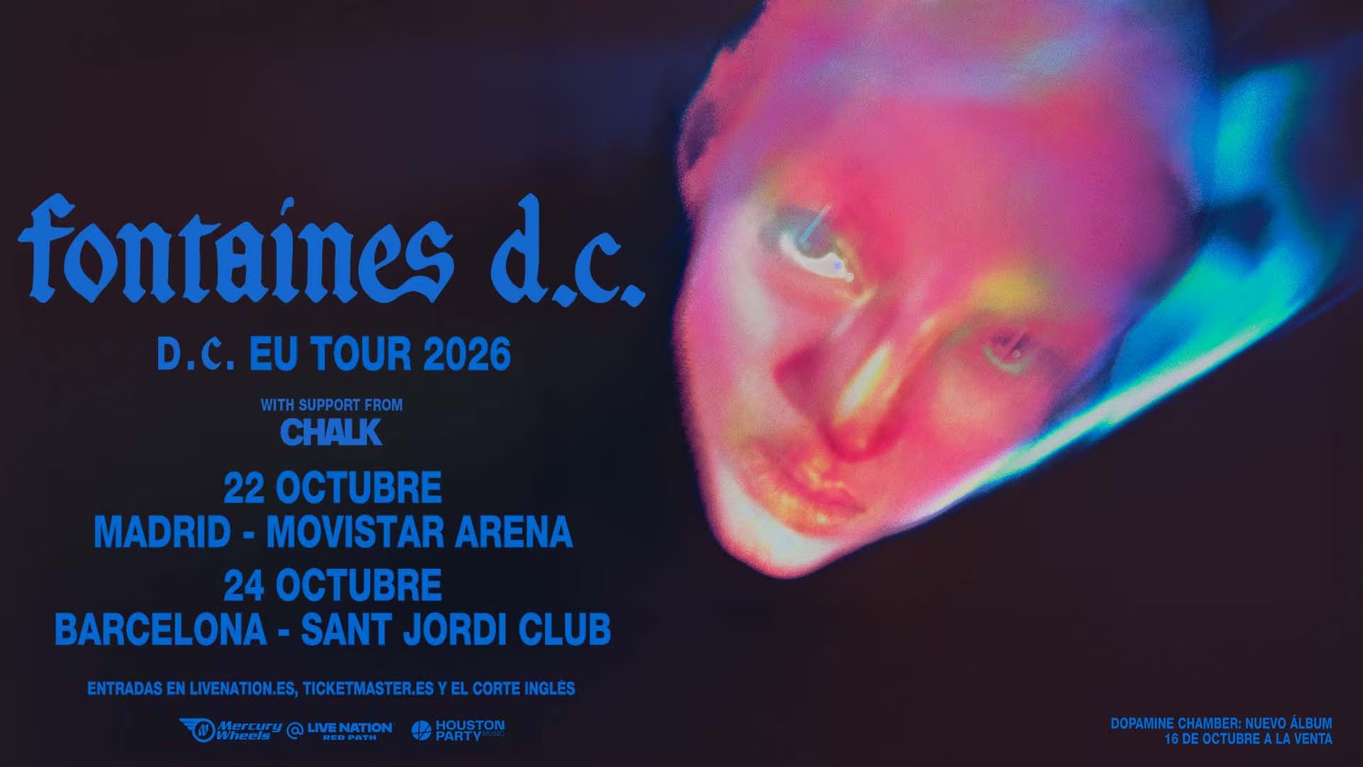 Fontaines D.C. actuará en Madrid y Barcelona a finales de octubre