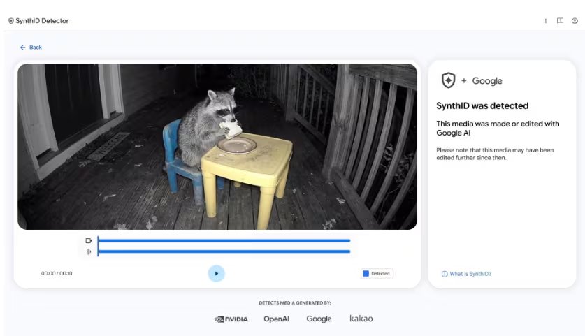 SynthID podrá detectar imágenes y videos que han sido creados con IA. (Google)