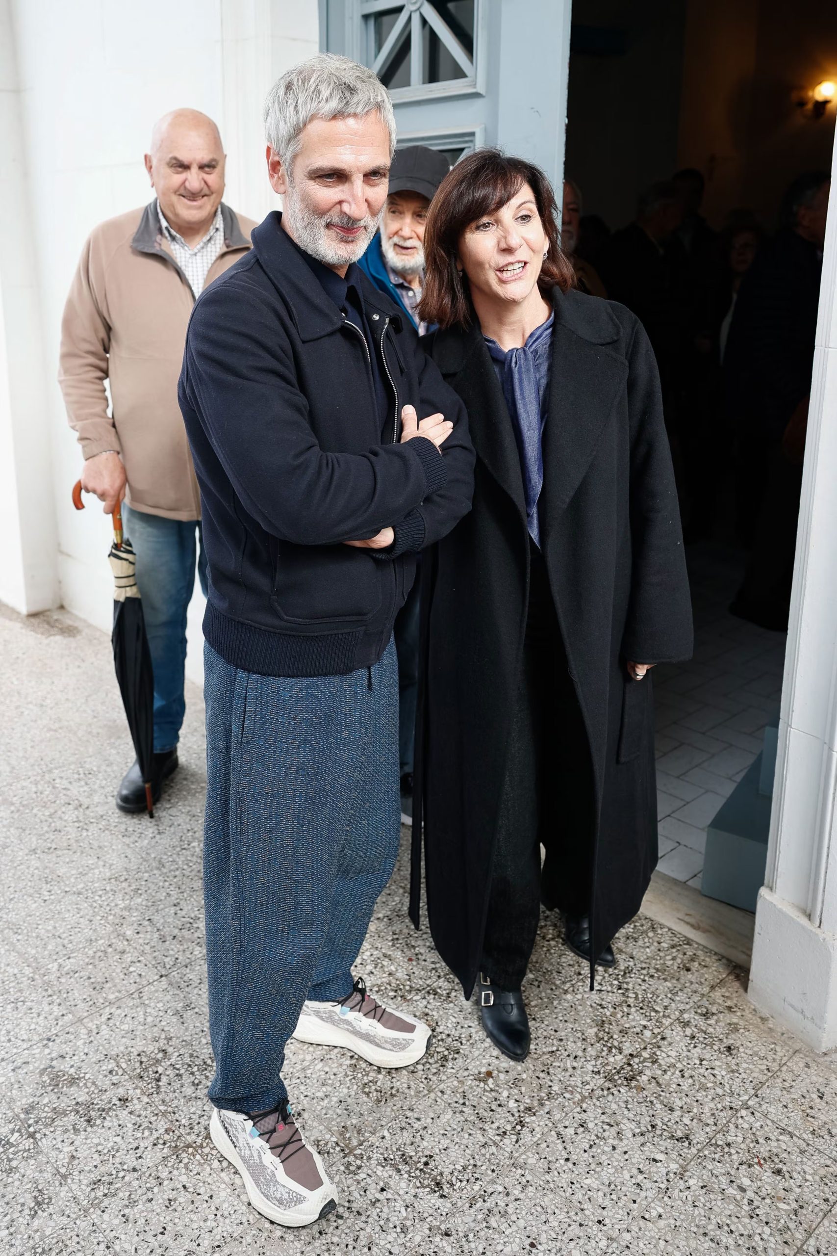 Ernesyo y Malena, los hijos de Héctor Alterio, en La Chacarita (RS Fotos)