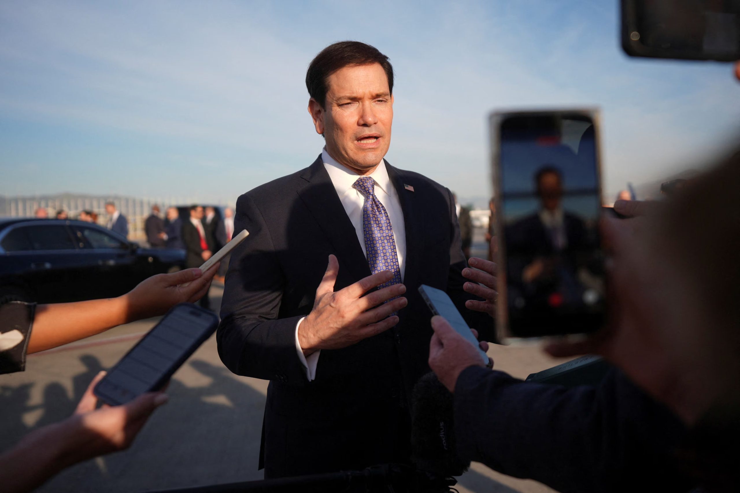 El secretario de Estado de EE. UU., Marco Rubio (Mark Schiefelbei/REUTERS)