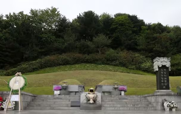 Las tumbas de Park Chung-hee y su esposa en Corea del Sur