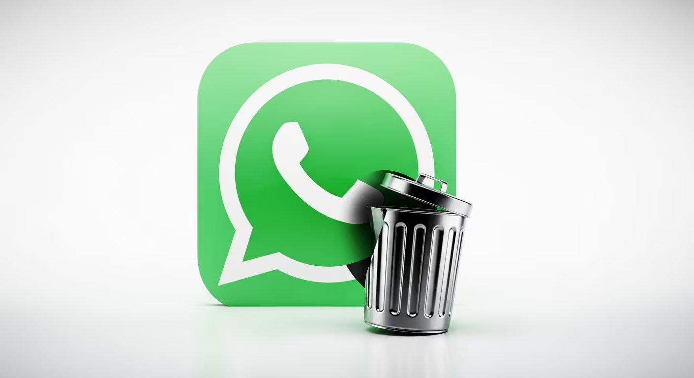 Borrar una conversación en WhatsApp no significa recuperar el espacio que ocupaba.
(Imagen ilustrativa Infobae)
