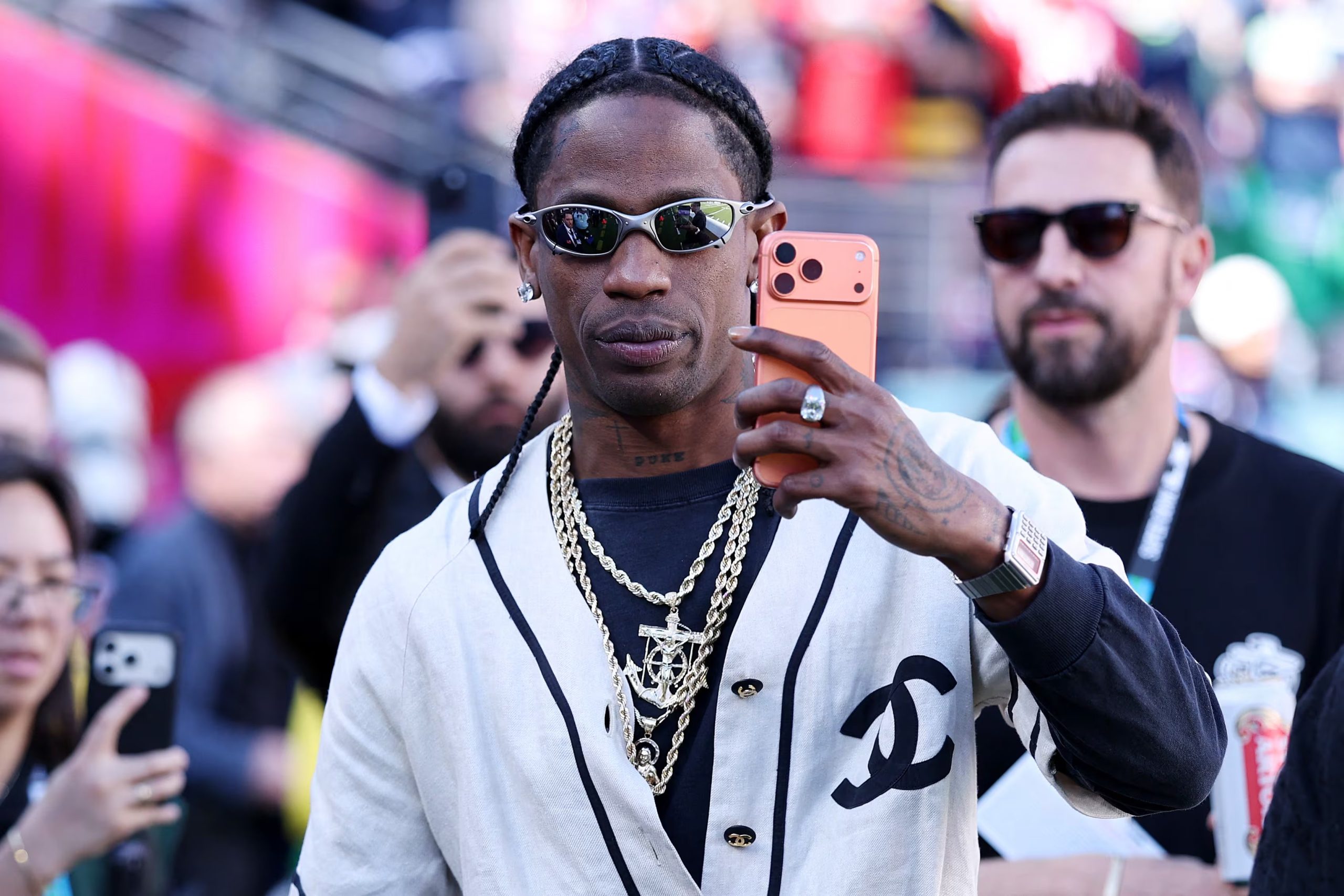 Travis Scott actuará por tercera vez en Argentina tras sus visitas de 2022 y 2024 ( Kevin C. Cox / GETTY IMAGES NORTH AMERICA / Getty Images via AFP)
