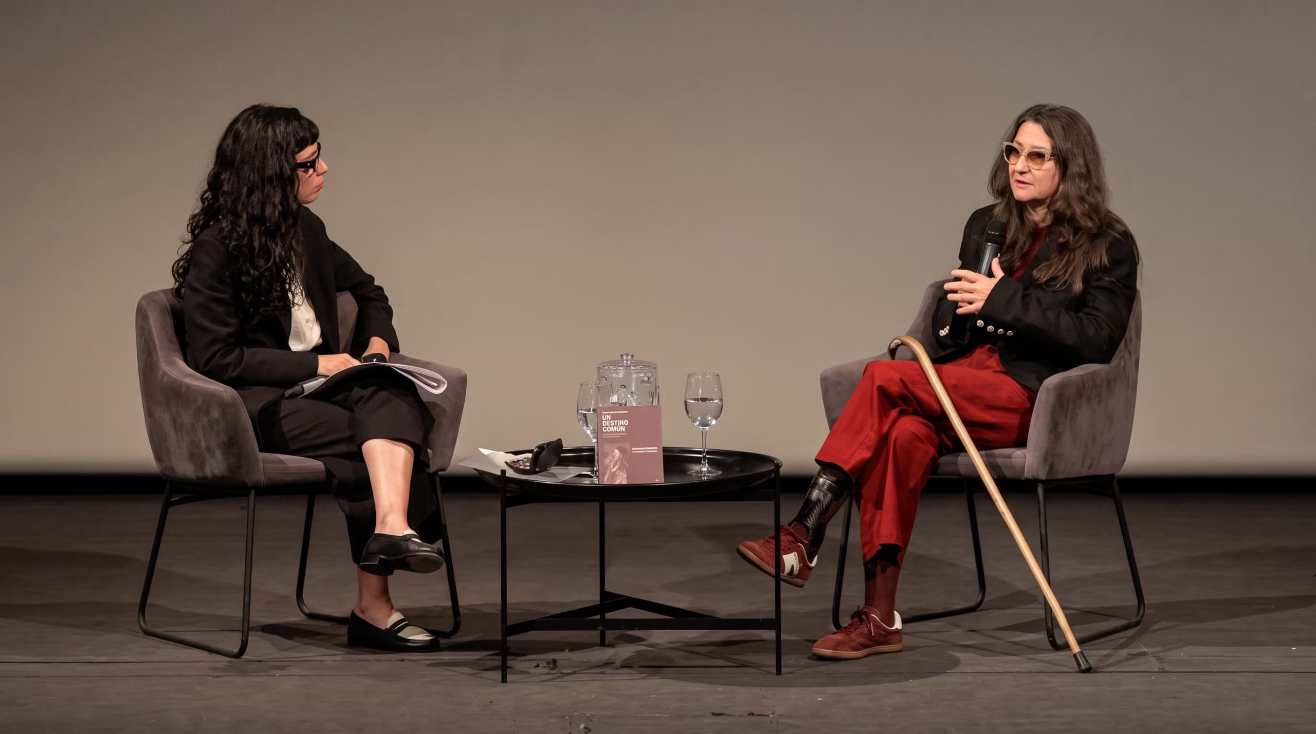 Lucrecia Martel en el Malba, en el marco del FILBA, entrevistada por Mercedes Halfon (Imagen Ilustrativa Infobae)