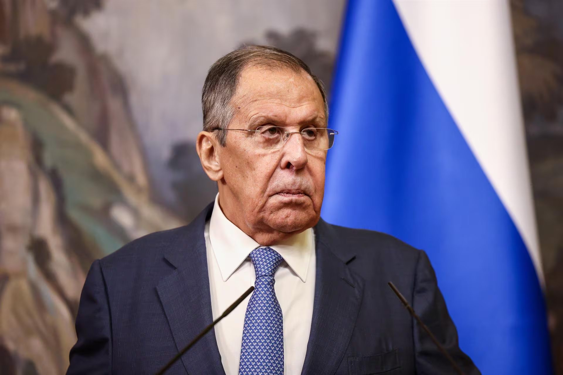 El ministro de Asuntos Exteriores ruso, Lavrov, llegó esta madrugada a Estados Unidos para la cumbre del G20 (Europa Press/Archivo)