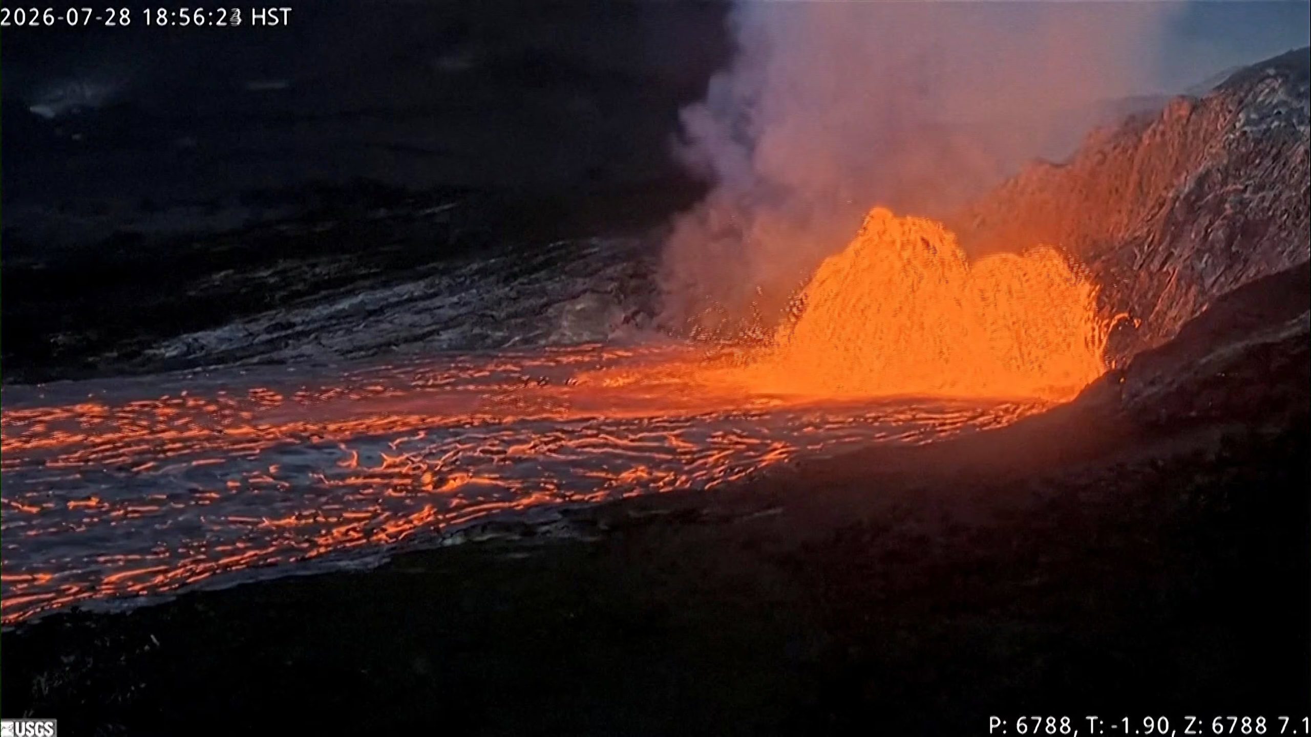 Un temblor de magnitud 3,4 a 1,4 kilómetros de profundidad se convirtió en el evento sísmico más fuerte de la jornada. (U.S. Geological Survey/Handout via REUTERS)