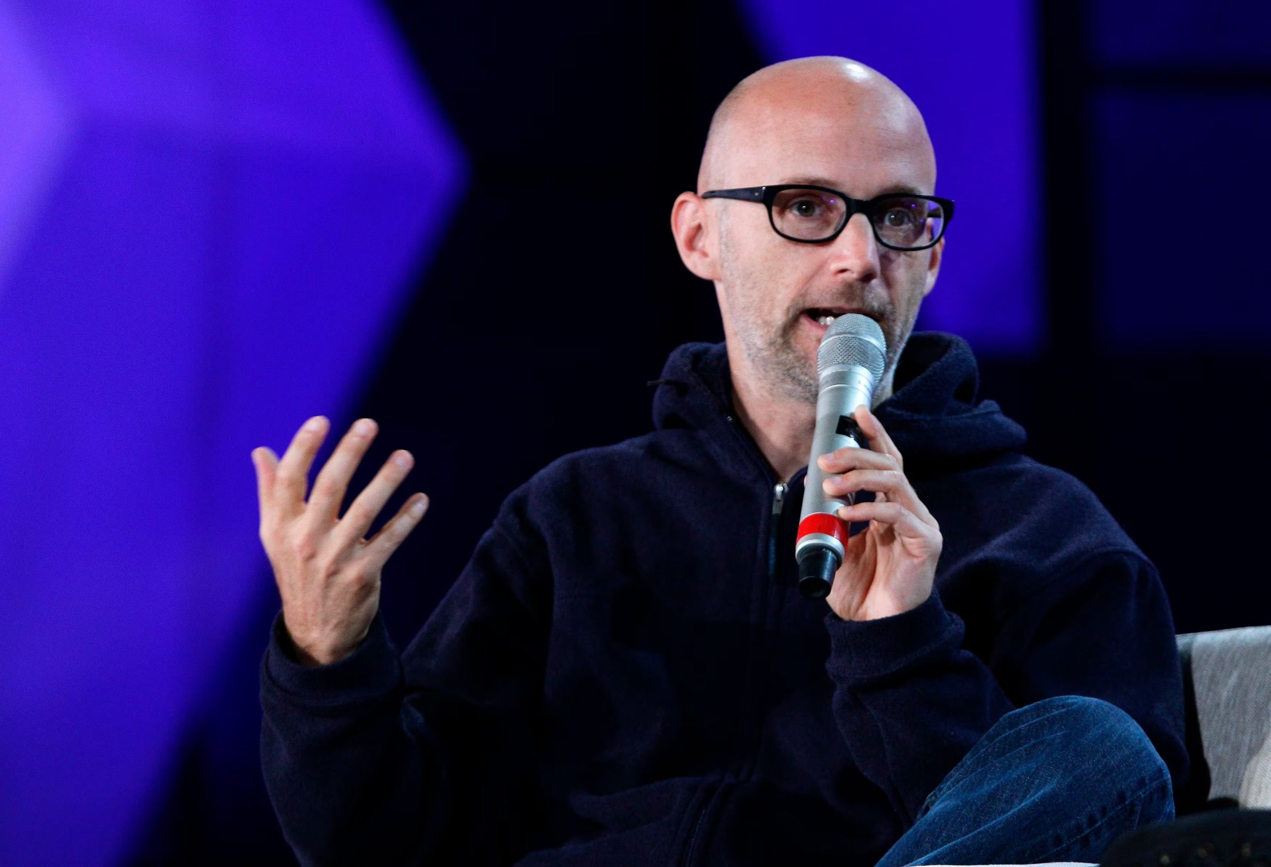 El productor estadounidense Moby presentará un concierto completo tras cancelar su participación en el Vive Latino 2026. EFE/Mario Guzmán

