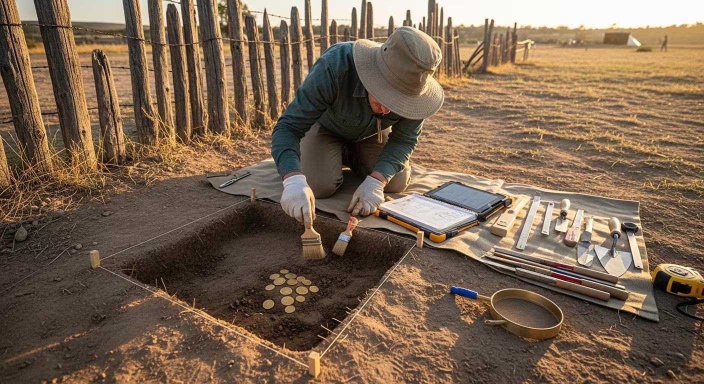 Los arqueólogos vincularon las piezas con restos de trabajos en cuero, hueso y metal hallados en el mismo sector (Imagen Ilustrativa Infobae)
