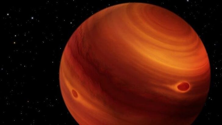 Los patrones climáticos identificados en estos cuerpos oscuros permiten comprender el comportamiento de los exoplanetas gigantes. (NASA/HUBBLESITE)