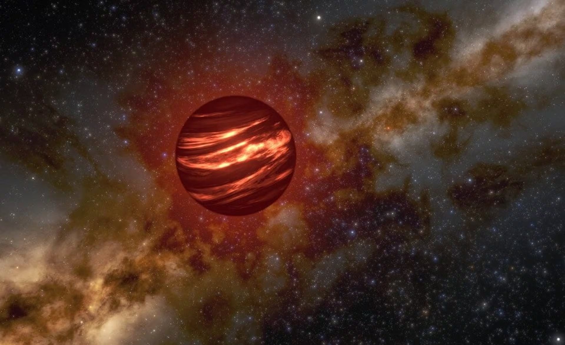 Los equipos de investigación prevén utilizar nuevos datos de telescopios espaciales para analizar miles de enanas marrones adicionales. (NOIRLAB/NSF/AURA/R. PROCTOR)
