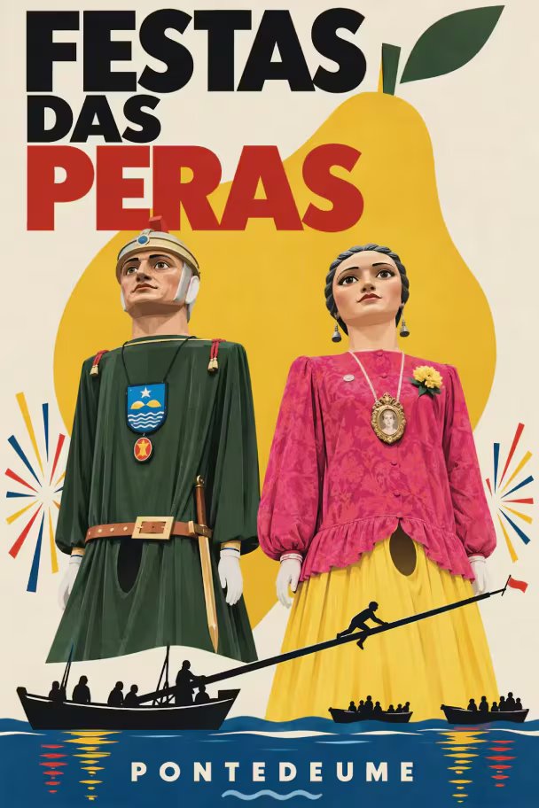 Ejemplo de cartel creado con IA utilizando prompts muy concretos con conocimientos de diseño gráfico (The Conversation)