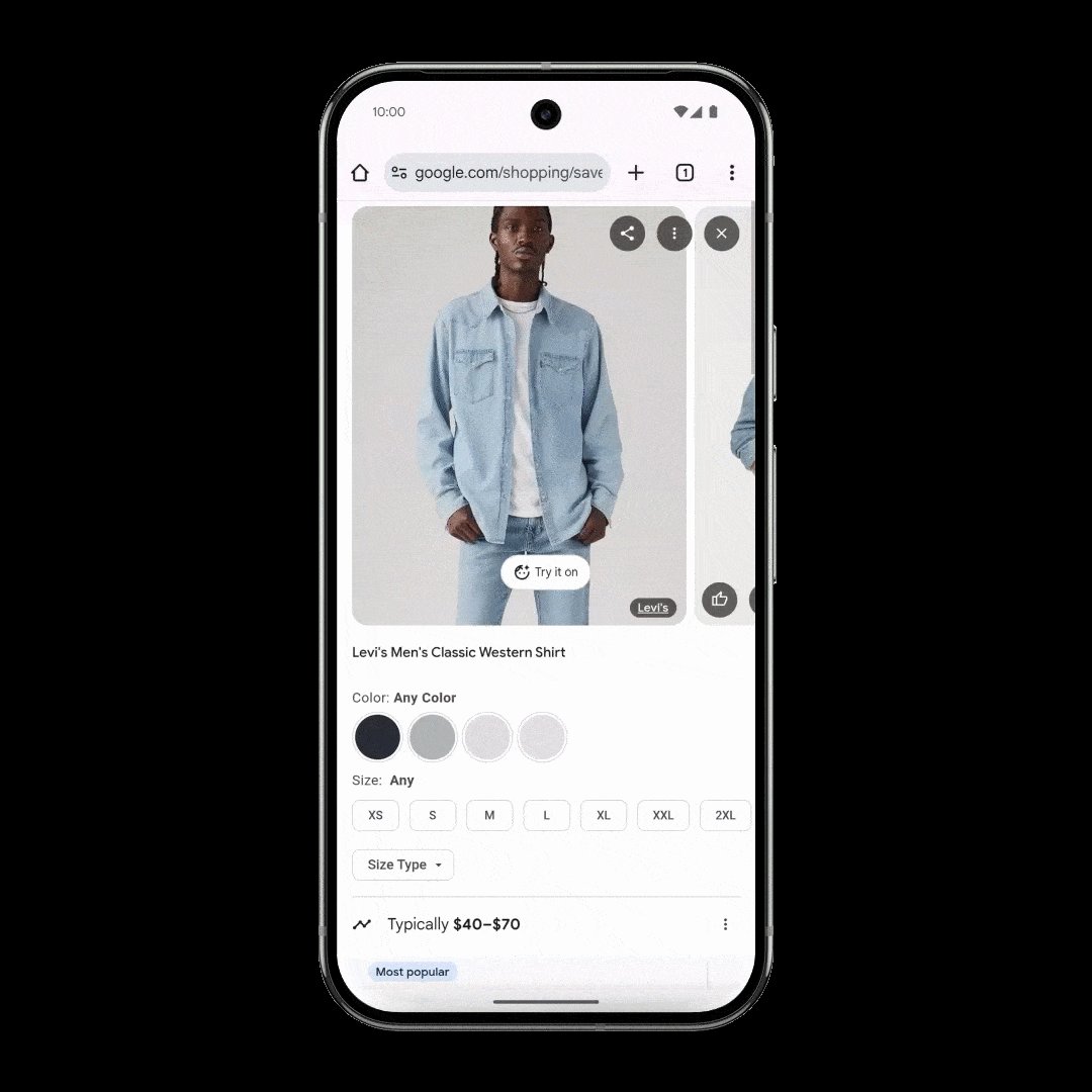 Visualised Ropa Google lanza probador virtual de ropa con IA: así funciona - KCH FM