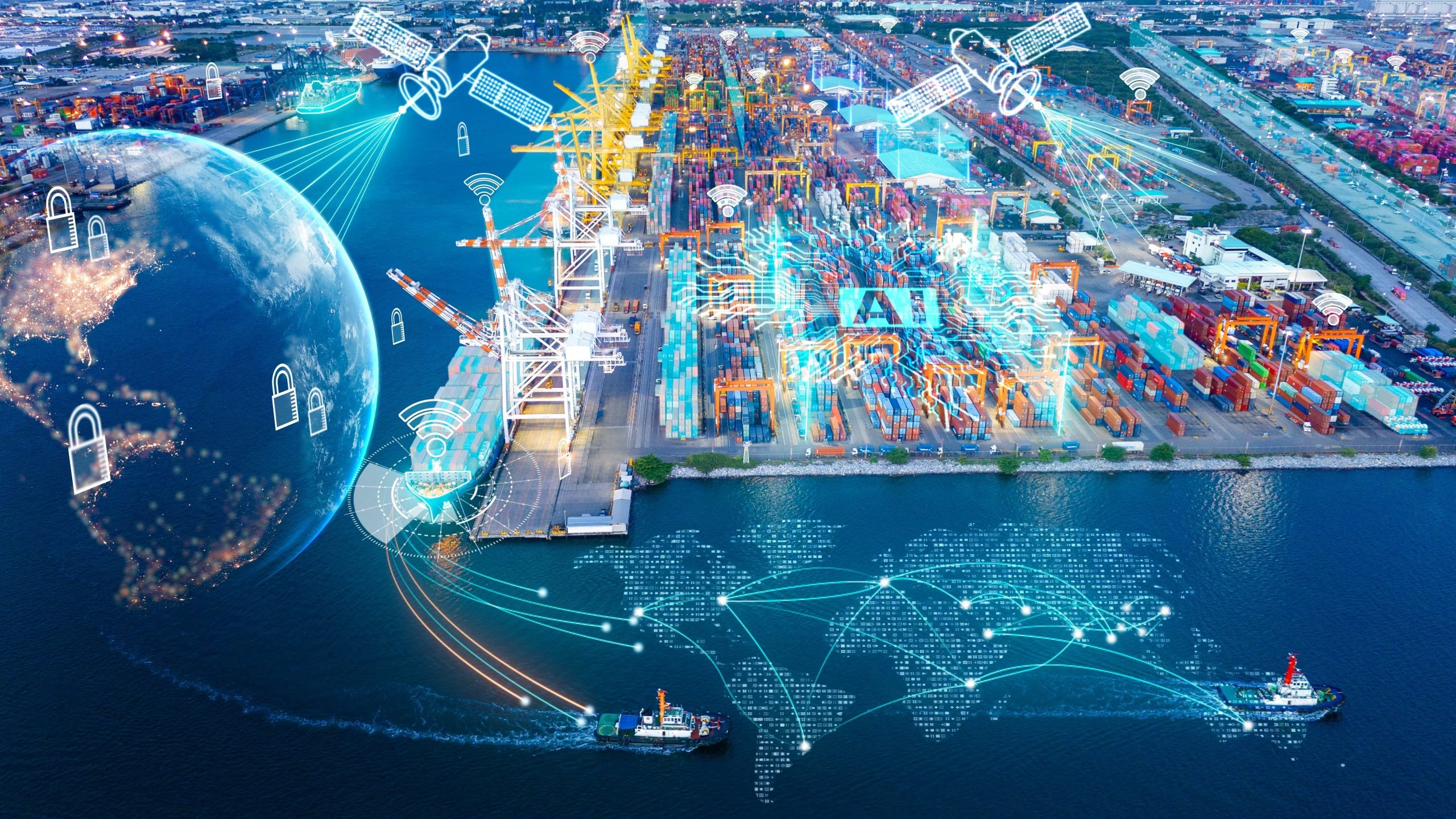 En Argentina y América Latina conviven sistemas heterogéneos, operadores de distinto tamaño y trámites de comercio exterior con alta carga documental (Ilustración: Shutterstock)