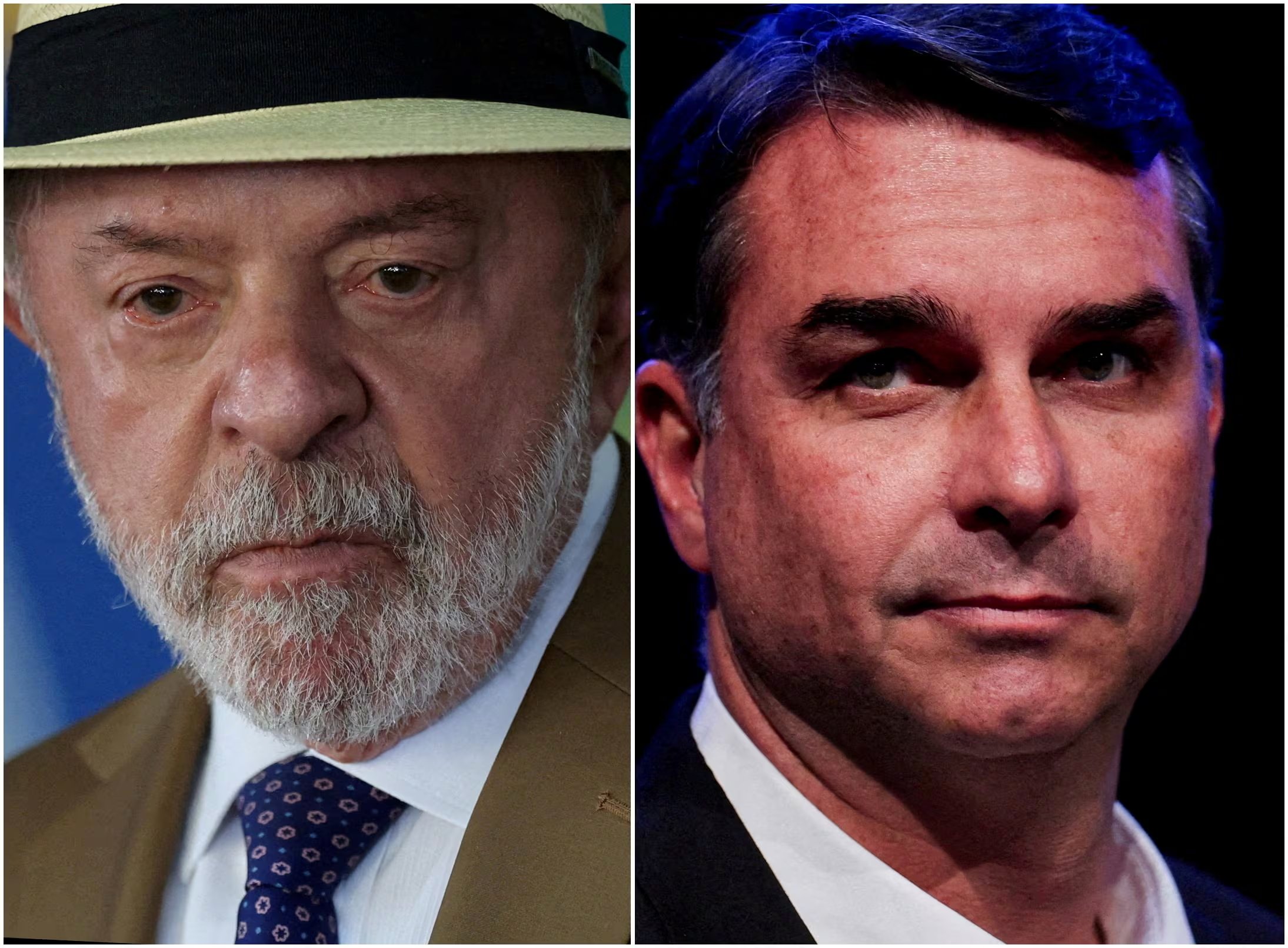 El senador Flávio Bolsonaro enfocó su propuesta de gobierno en la seguridad pública y el combate a las organizaciones criminales. (REUTERS/Adriano Machado)