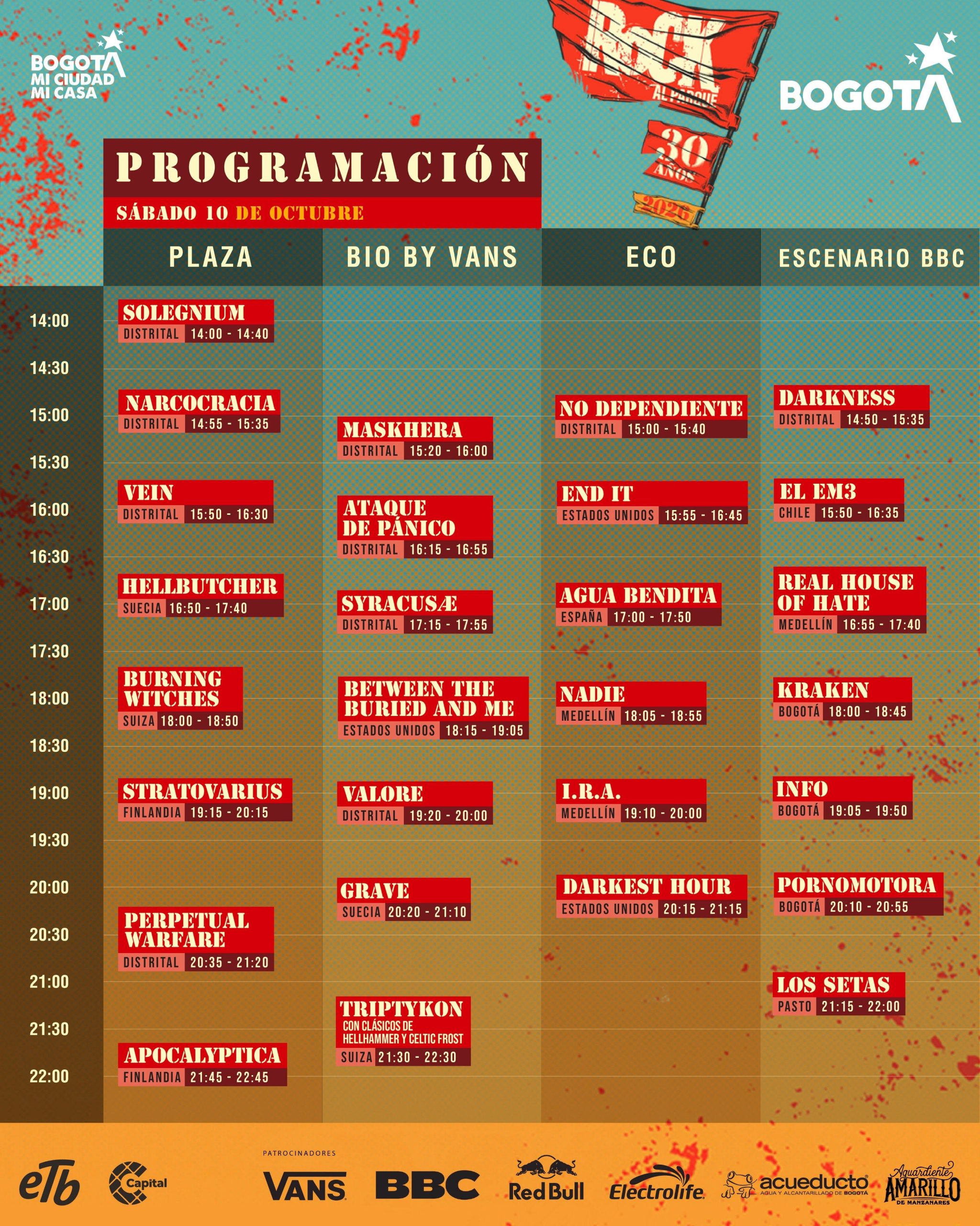 La agrupación Kraken actuará en la franja de las seis de la tarde en el Escenario BBC - crédito Rock al Parque/X