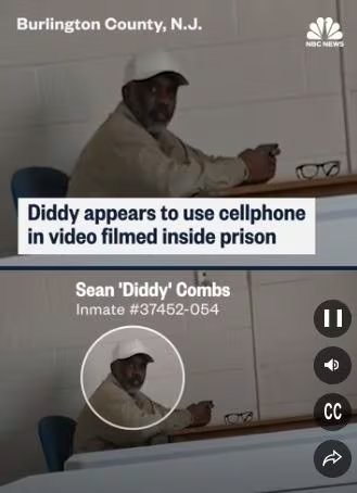 Sean 'Diddy' Combs habría accedido a un teléfono celular de contrabando (Captura de video/NBC News)
