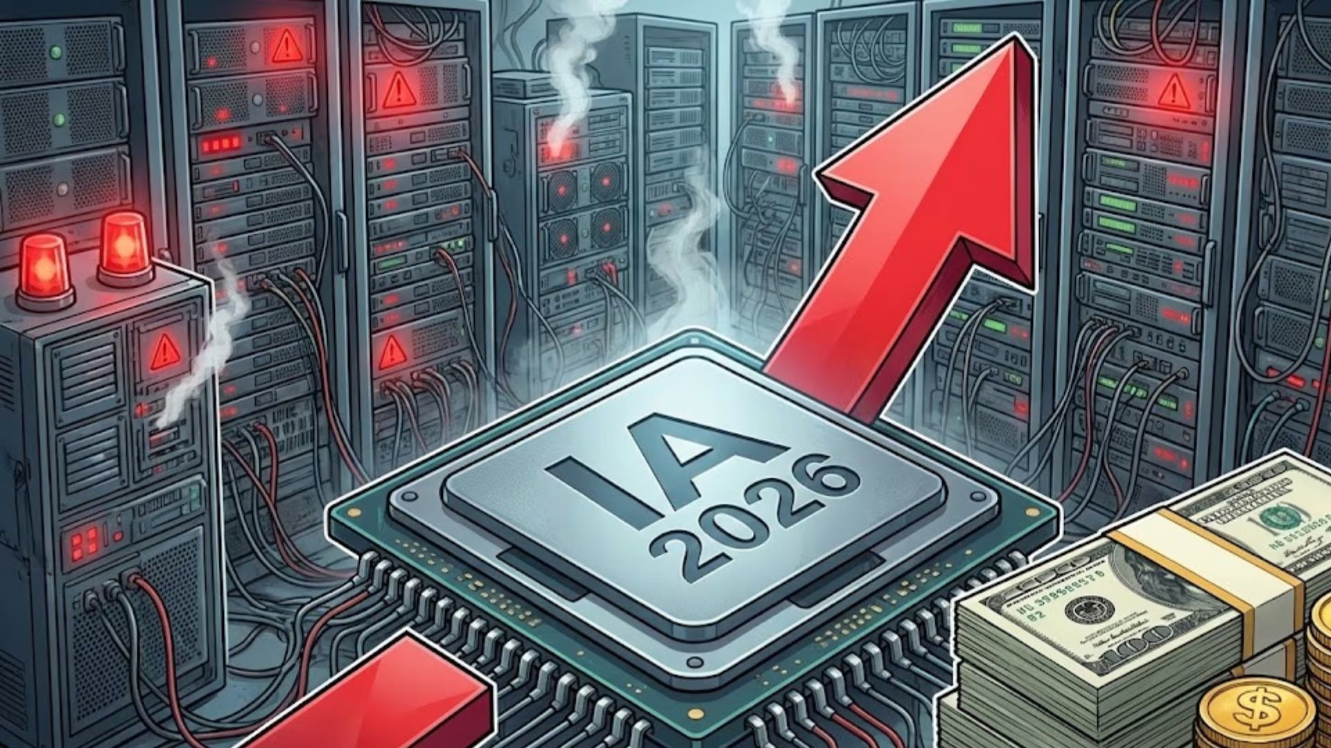 Goldie afirmó que la industria de inteligencia artificial podría enfrentar una demanda de cómputo 10.000 veces mayor durante los próximos cinco años. (Imagen ilustrativa)