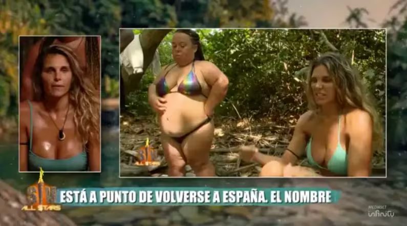 Chiqui e Ivanna en la gala de 'Supervivientes'. (Mediaset España)