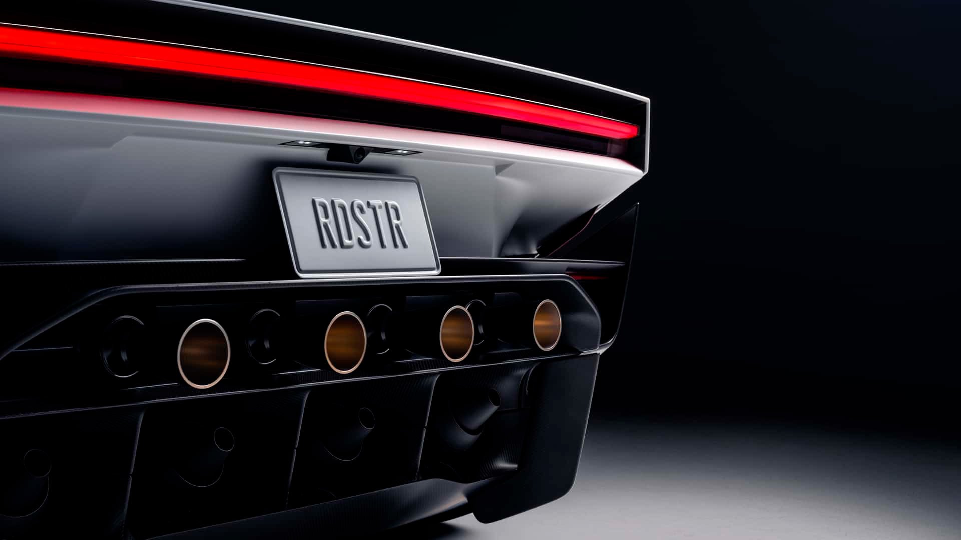 El deportivo eléctrico Tesla Roadster incorpora un sistema de propulsores en su parte trasera para permitir el vuelo vertical.