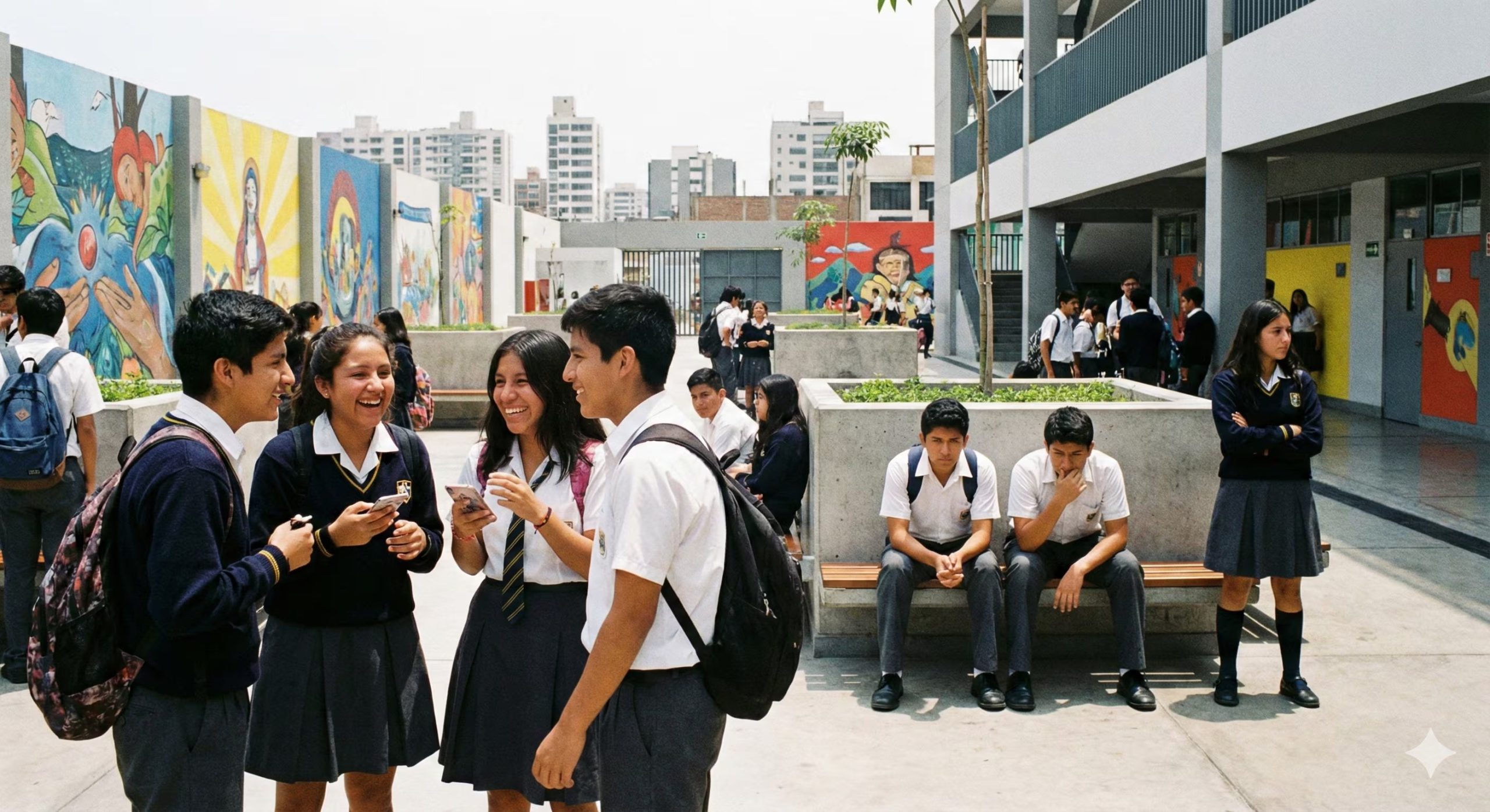 ¿Cómo puede ser que estemos tan apurados por incorporar inteligencia artificial en las aulas y todavía no hayamos conseguido que la educación socioemocional tenga un lugar permanente en las escuelas? (Crédito: Infobae / Gemini / Imagen ilustrativa)