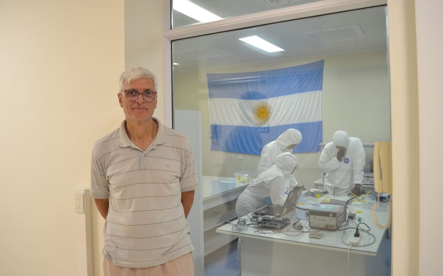 El decano de la Facultad de Ingeniería y director del CTA, Marcos Actis, contó cómo surgió la idea en plena pandemia (UNLP)