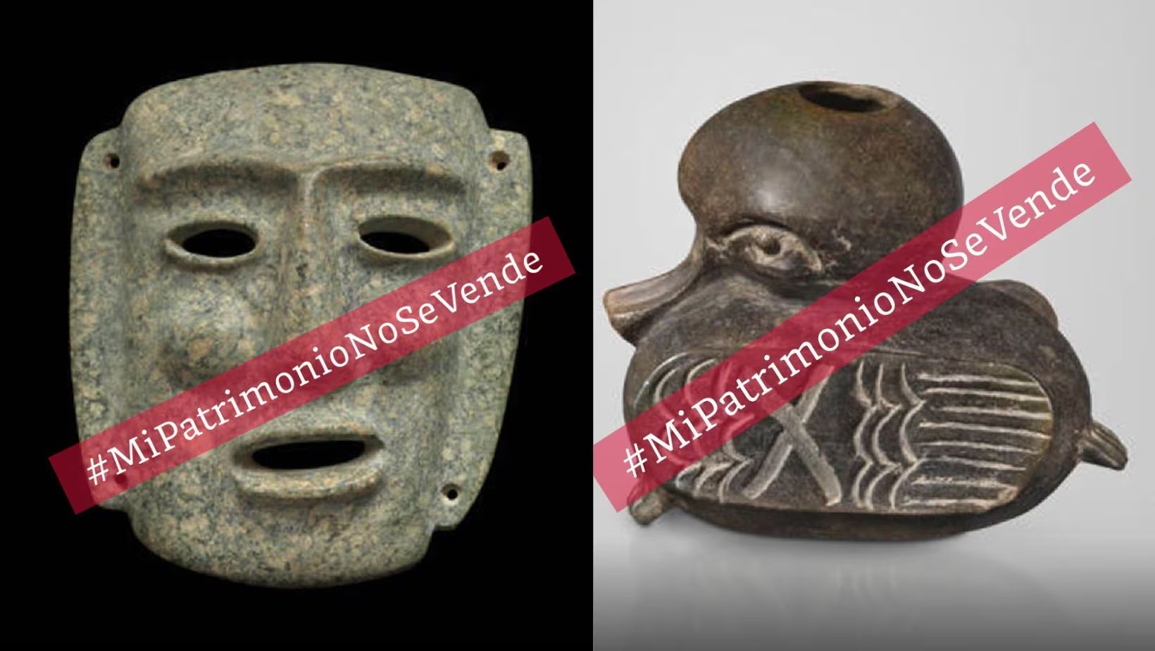 La casa Millon Maison de Ventes Aux Enchères, ubicada en París, Francia. Puso a la venta bienes arqueológicos, patrimonio cultural de la nación mexicana.
(INAH)